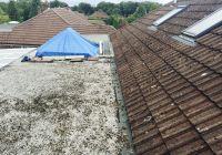 Flat roof before 
