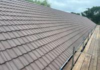 Completed pitch roof 