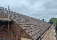 Completed pitch roof 