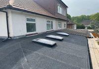 Completed flat roof 